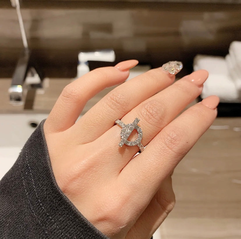 [Solara Jewelry]ECHAPPEE RING SILVER DIAMOND