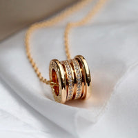 [Solara Jewelry]HALSKETTE ZERO 1 ROSÉGOLD DIAMANT