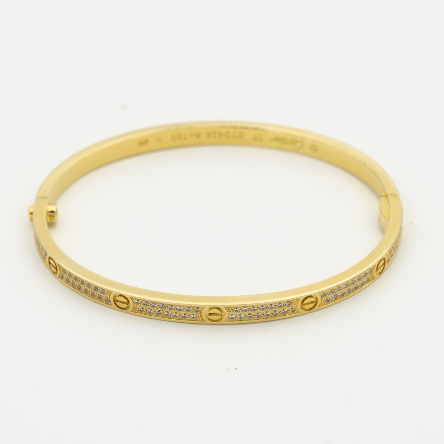[Solara Jewelry]LOVE BRACELET 3.65MM DIAMOND-PAVED
