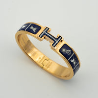 [Solara Jewelry]H BRACELET BLUE CERAMIC