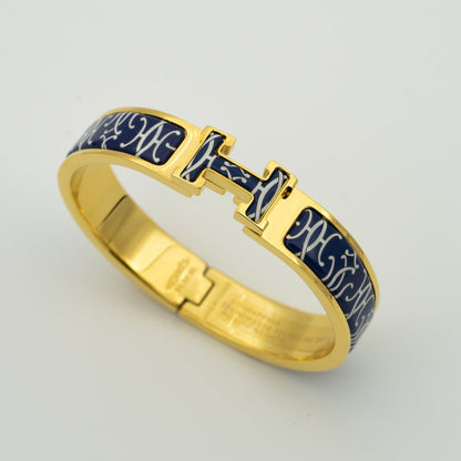 [Solara Jewelry]H BRACELET BLACK MULTICOLOR