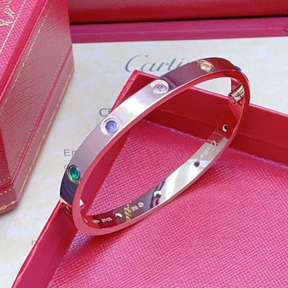 [Solara jewelry]2026 RAINBOW LOVE BRACELET 6.1MM  10 DIAMONDS