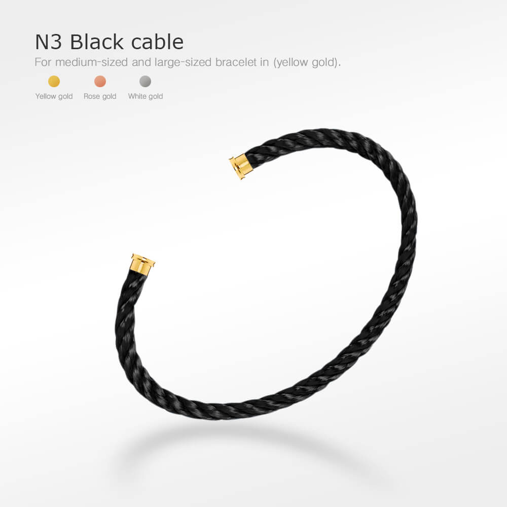 [Solara Jewelry]FORCE SERIES BRACELET CABLES 50 CHOICES (DIY SELECTION)