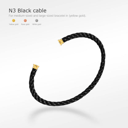 [Solara Jewelry]FORCE SERIES BRACELET CABLES 50 CHOICES (DIY SELECTION)