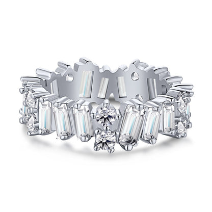[Solara Jewelry]Delicate Multi Shape Tennis Ring