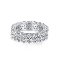 [Solara Jewelry]Funkelnder Vollherzring