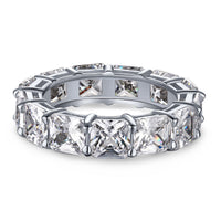 [Solara Jewelry]Elegant Princess Cut Tennis Ring