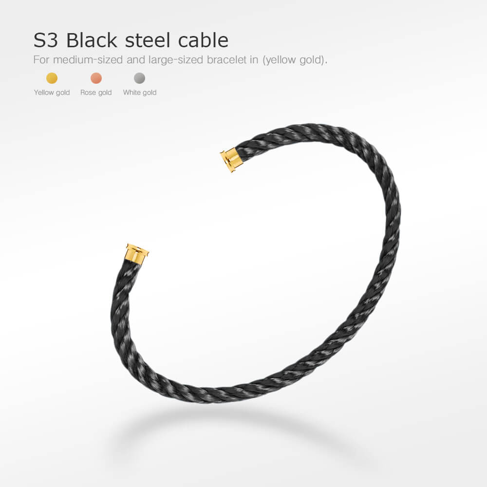 [Solara Jewelry]FORCE SERIES BRACELET CABLES 50 CHOICES (DIY SELECTION)
