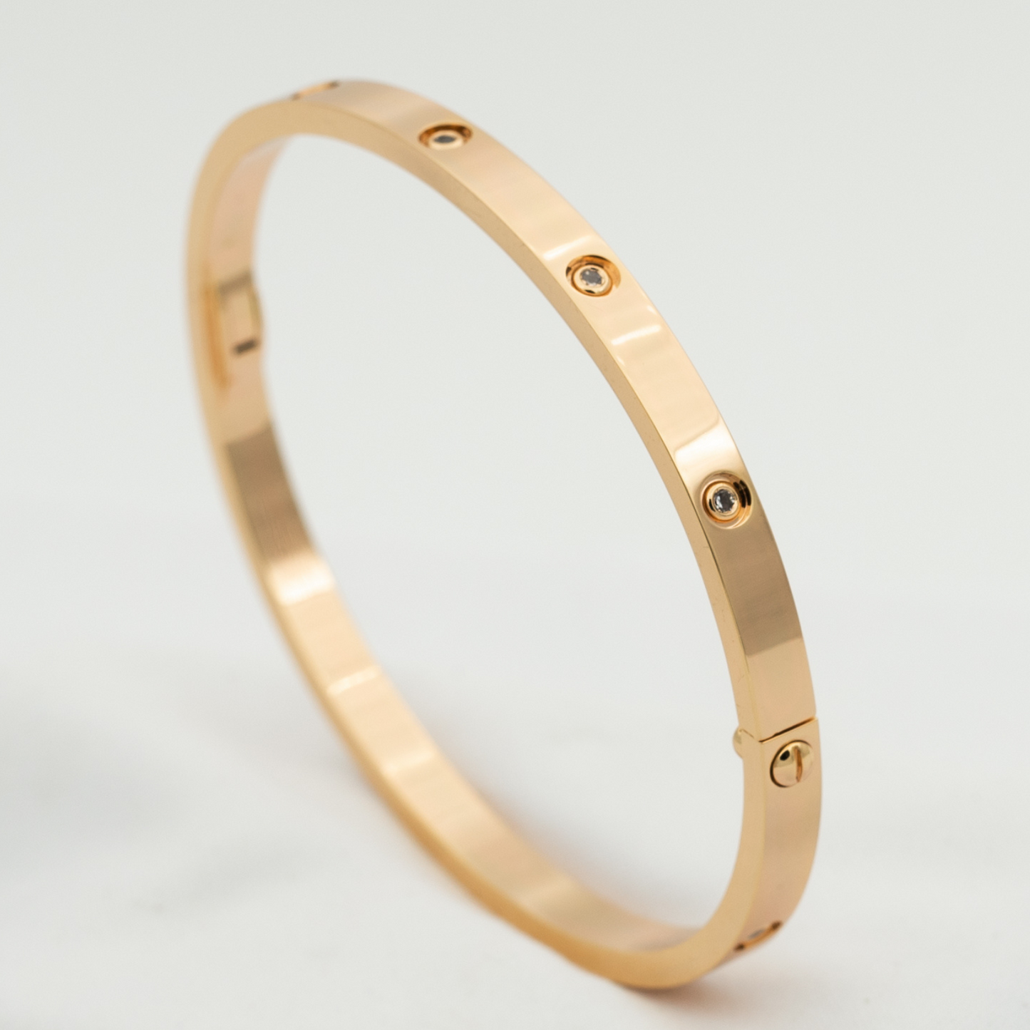 [Solara Jewelry]LOVE BRACELET 3.65MM 10 DIAMONDS