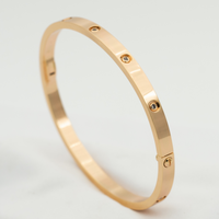 [Solara Jewelry]LOVE BRACELET 3.65MM 10 DIAMONDS