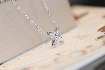 [Solara Jewelry]JEUX DE DIAMOND NECKLACE