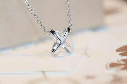[Solara Jewelry]JEUX DE DIAMOND NECKLACE