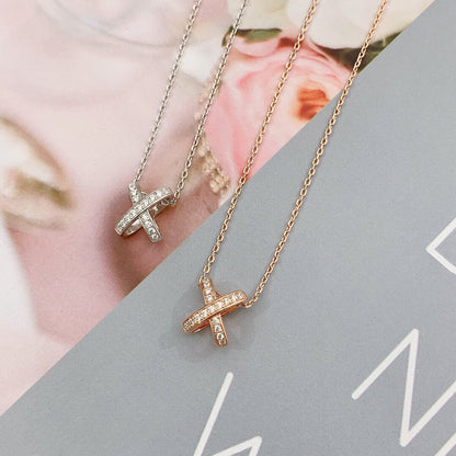 [Solara Jewelry]JEUX DE DIAMOND NECKLACE