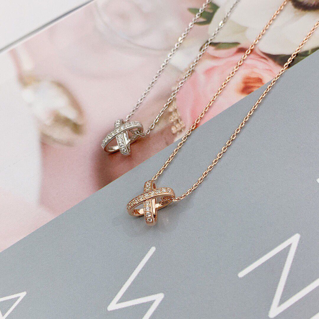 [Solara Jewelry]JEUX DE DIAMOND NECKLACE