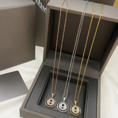 [Solara jewelry]LUCKY MOVER PM PAVED NECKLACE