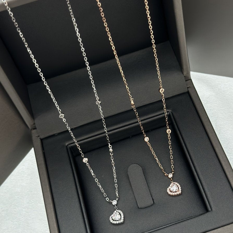 [Solara jewelry]JOY HEART DIAMOND NECKLACE