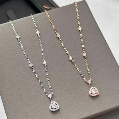 [Solara jewelry]JOY HEART DIAMOND NECKLACE