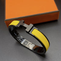 [Solara Jewelry]CLIC HM SO BLACK YELLOW BRACELET