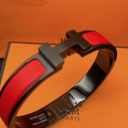 [Solara Jewelry]CLIC HM SO BLACK RED BRACELET