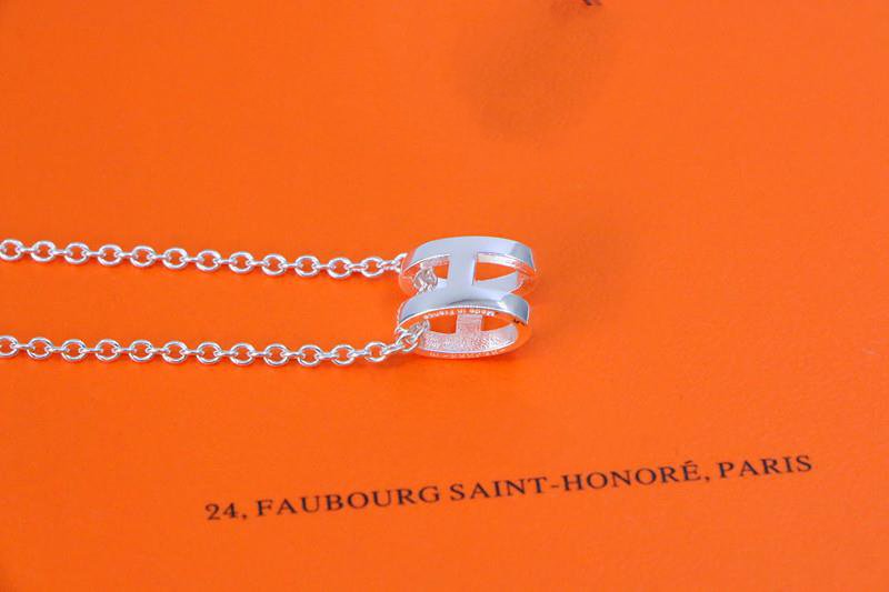 [Solara Jewelry]HM NECKLACE H LETTER OVAL SERIES