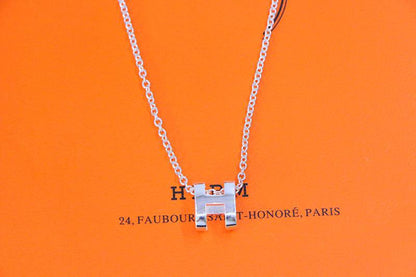 [Solara Jewelry]HM NECKLACE H LETTER OVAL SERIES