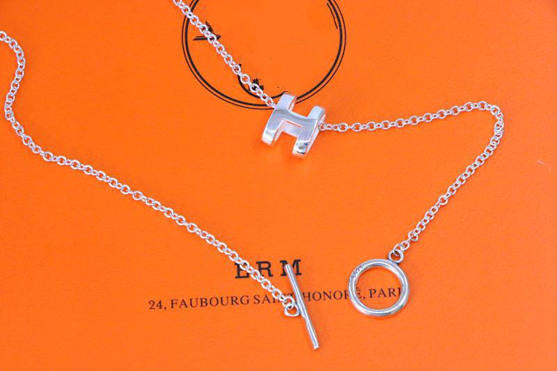 [Solara Jewelry]HM NECKLACE H LETTER OVAL SERIES
