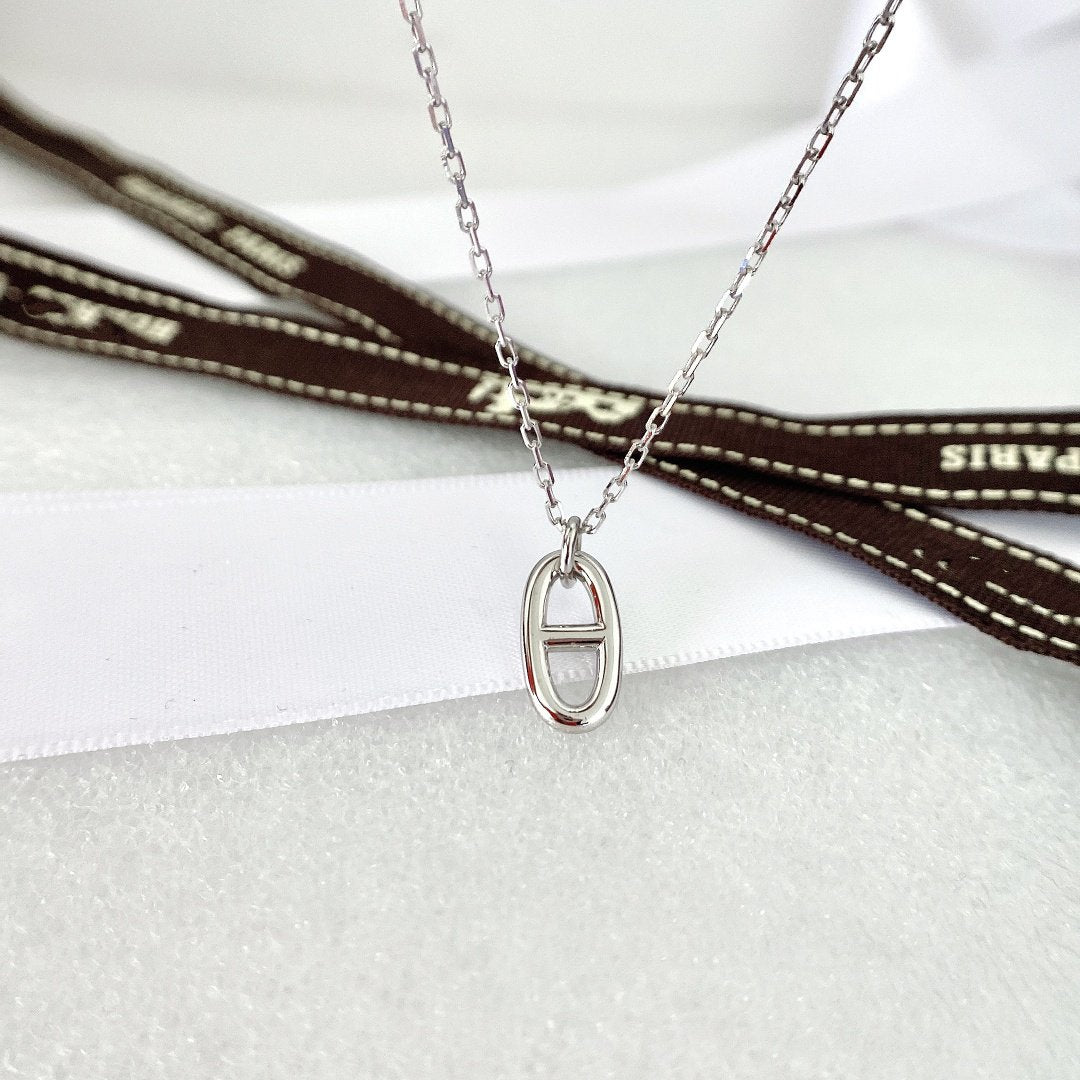 [Solara Jewelry]HM PIG NOSE NECKLACE