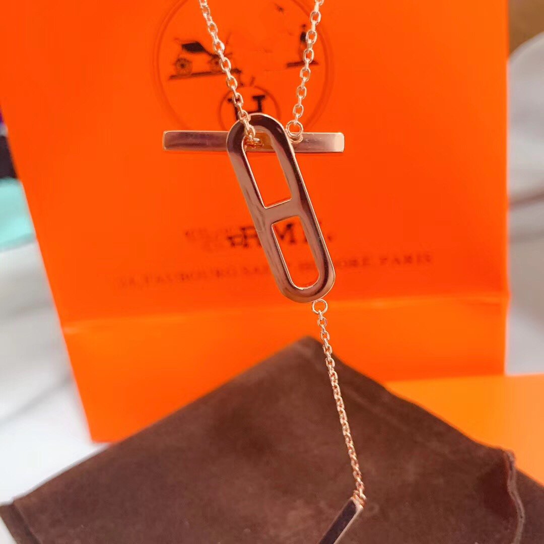 [Solara Jewelry]HM NECKLACE PLATINUM ROSE GOLD DIAMOND