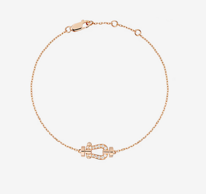 [Solara Jewelry]FORCE 10 FULL DIAMOND BUCKLE CHAIN LINK MINI MODEL