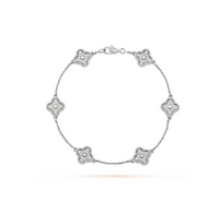 [Solara Jewelry]KLEE 6 MOTIV SILBER DIAMANT ARMREIF