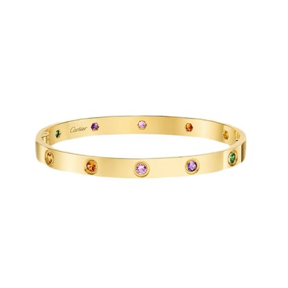 [Solara jewelry]2026 RAINBOW LOVE BRACELET 6.1MM  10 DIAMONDS