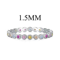 [Solara Jewelry]Radiant Sparkling Round Cut Daily Ring
