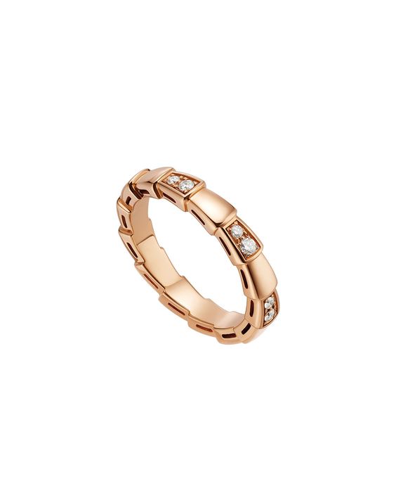 [Solara Jewelry]SERPENTI RING PINK GOLD  3MM