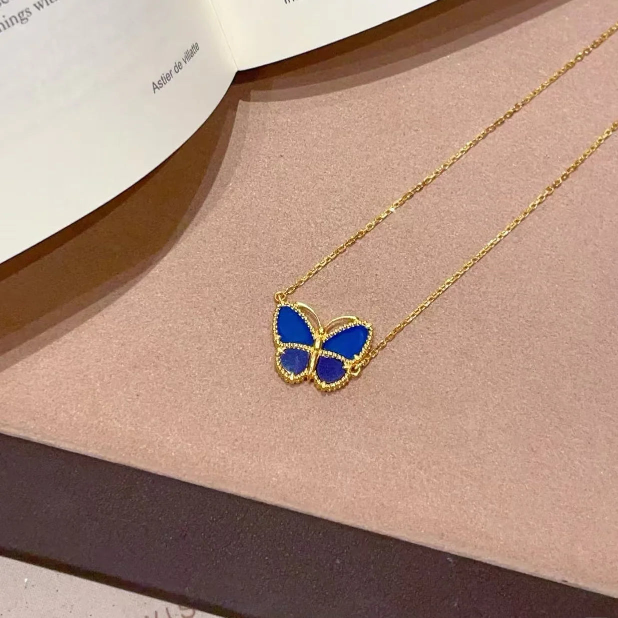 [Solara jewelry] 2026 NEW LUCKY BUTTERFLY 1 MOTIFS NECKLACE