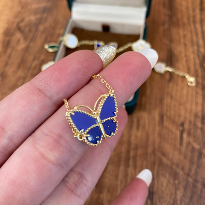 [Solara jewelry] 2026 NEW LUCKY BUTTERFLY 1 MOTIFS NECKLACE