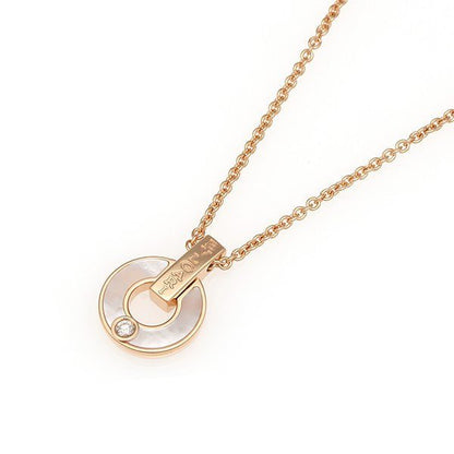 [Solara Jewelry]GARI NECKLACE PINK GOLD MOP