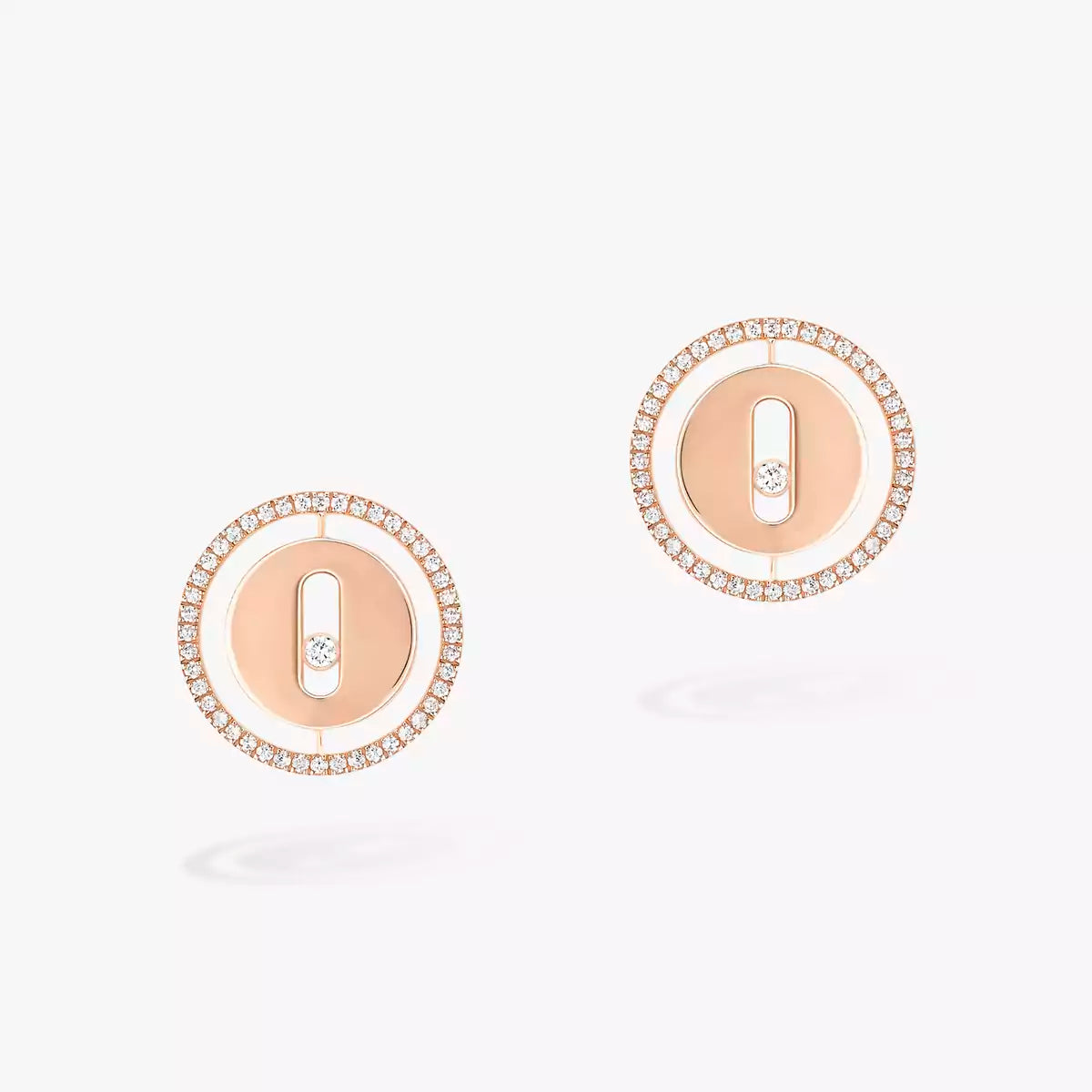 [Solara jewelry]Lucky Move Diamond Earrings