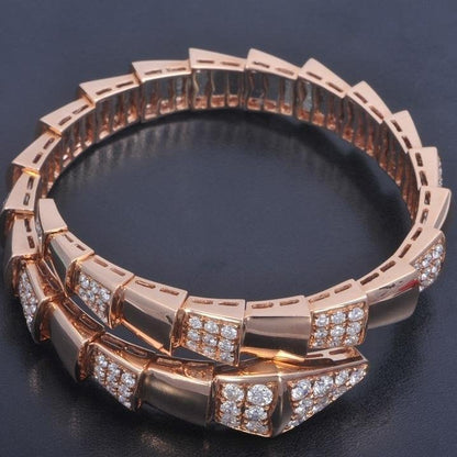[Solara Jewelry]SERPENTI BRACELET PINK GOLD DIAMOND
