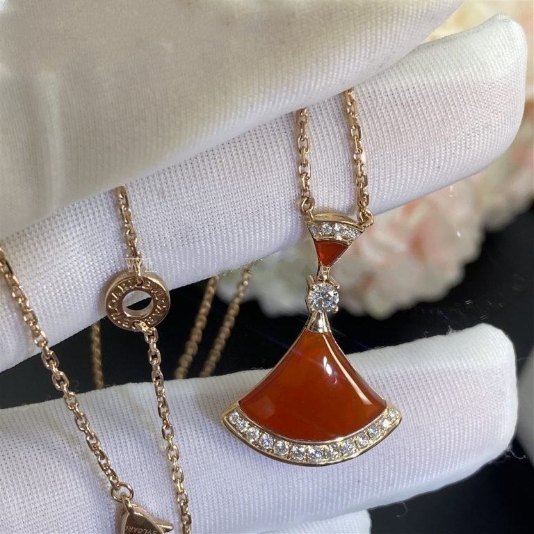 [Solara Jewelry]DREAM NECKLACE CARNELIAN DIAMOND