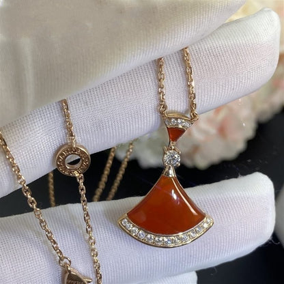 [Solara Jewelry]DREAM NECKLACE CARNELIAN DIAMOND