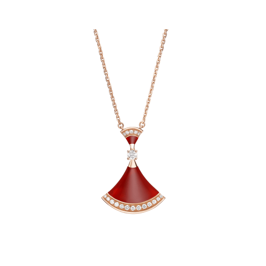[Solara Jewelry]DREAM NECKLACE CARNELIAN DIAMOND