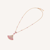 [Solara Jewelry]DREAM NECKLACK DIAMOND PINK GOLD