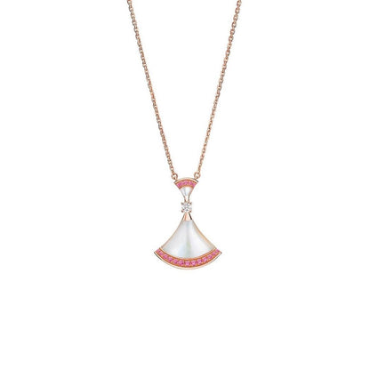[Solara Jewelry]DREAM NECKLACE MOP PINK DIAMOND