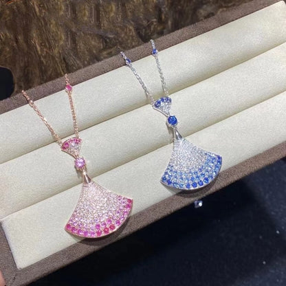 [Solara Jewelry]DREAM NECKLACE AGATE SILVER DIAMOND
