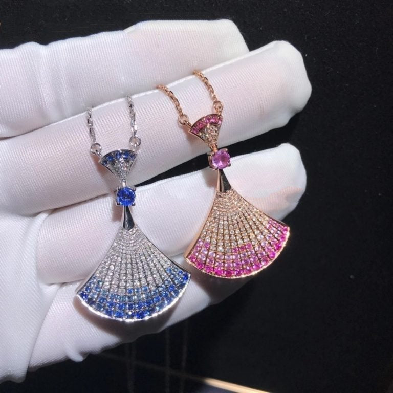 [Solara Jewelry]DREAM NECKLACK DIAMOND PINK GOLD