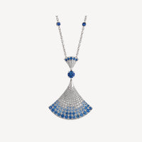 [Solara Jewelry]DREAM NECKLACE AGATE SILVER DIAMOND
