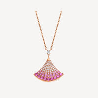 [Solara Jewelry]DREAM NECKLACE PINK GOLD PINK DIAMOND