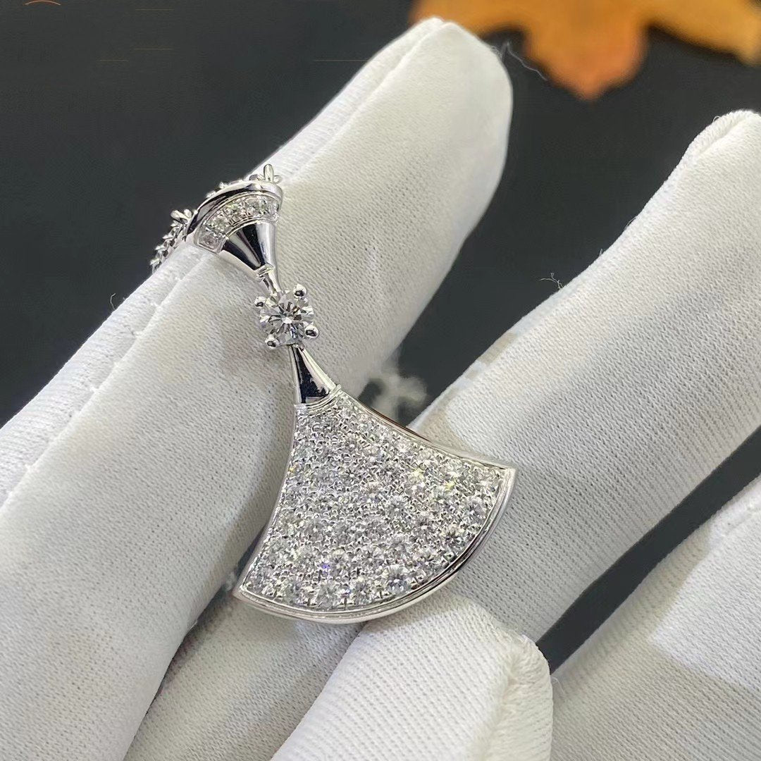 [Solara Jewelry]DREAM NECKLACE SILVER FULL DIAMOND