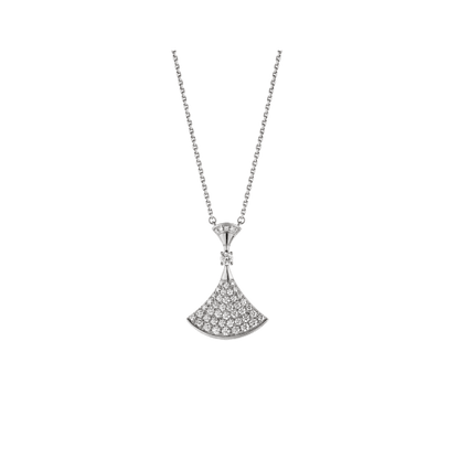 [Solara Jewelry]DREAM NECKLACE SILVER FULL DIAMOND