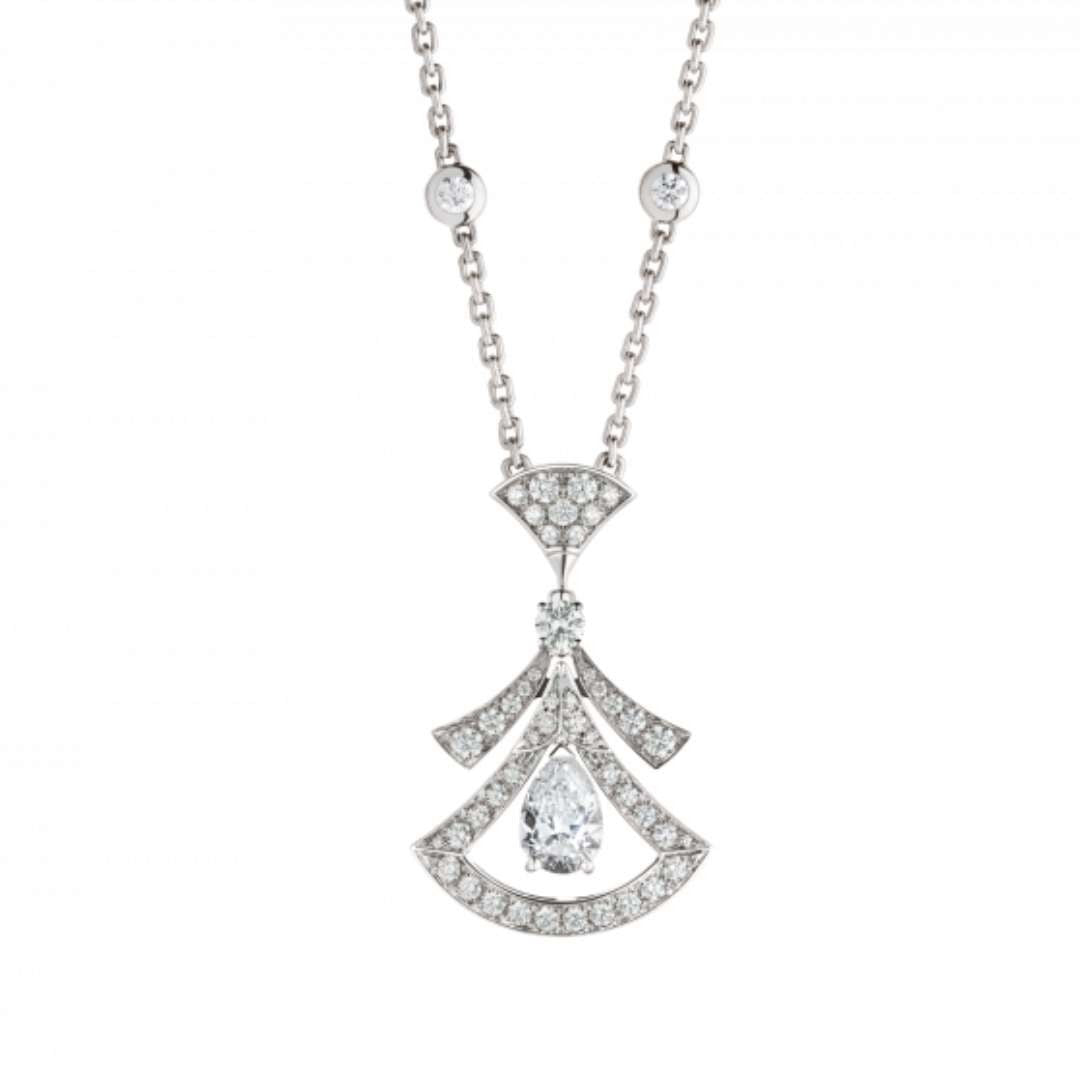 [Solara Jewelry]DREAM NECKLACE WHITE DIAMOND SILVER